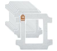 10 Panni di Pulizia Robot per ECOVACS WINBOT W2S/W2S Omni, Panni in Microfibra Lavabili per Pulire Efficacemente Tutti i tipi di Vetri Delle Finestre in Soggiorno, Bagno e Uffici