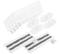 10 Panni di Ricambio in Microfibra Compatibili con Scopa a Vapore Karcher Easyfix SC 1 SC 2 SC 3 SC 4 SC 5, Ricambio di Pulitore a Vapore (4 Ugelli per Pavimenti+ 4 Ugelli Manuali + 2 Panni Abrasivi)