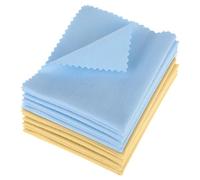 10 panni per la pulizia degli strumenti, panno per la pulizia della chitarra, panno per la lucidatura per flauto trasversale, panno in microfibra, per chitarra, violino e pianoforte, per sassofono
