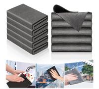 10 panni per la pulizia magica ispessiti, riutilizzabili in microfibra, senza aloni, panno magico Pro Clean per la pulizia della cucina, bagno, finestre, vetro, auto