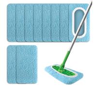 10 panni riutilizzabili per pavimenti, lavabili, bagnati e asciutti | Adatto per lavapavimenti Swiffer, panni di ricambio per la pulizia quotidiana dei pavimenti duri
