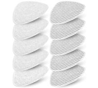 10 Panni Scopa a Vapore per Vileda Steam & Vileda Steam PLUS, Ricambio per Vileda Scopa a Vapore in Microfibra, Lavabile Triangolare Panni per Scopa A Vapore