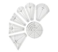 10 PC/Impostare Modelli Di Pannello Regolari Quilt Righello Acrilico Patchwork Lurer Righello Stencil Per I Progetti Di Cucire