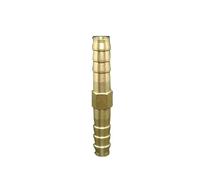 10 PCS 10mm Hose Barb Straight Splicer Brass Hosetail Fitting Adapter Coupling Water Fuel