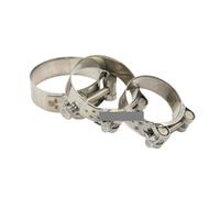 10 Pcs 304 Stainless Steel Powerful Hose Pipe 44-47mm Tube Clamps Exhaust Air Water Pipes