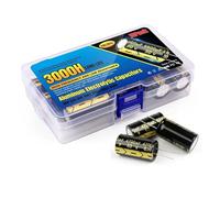 10 PCS 4700UF Capacitors 63V4700UF 22x40mm Aluminum Electrolytic Capacitor Assortment Kit Low DIY Storage Box Capacitance Meters