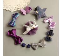 10 Pcs Accessori Per Capelli Ragazze Bowknot Barrettes Clip Bambini