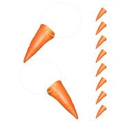 10 Pcs Accessorio Invernale Naso Protesico Clown Riutilizzabile Per Costumi Da