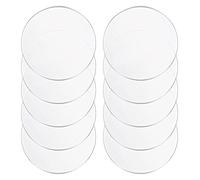10 Pcs Acrylic Round Discs Thickness 4Mm Diameter 20-60Mm Ideal for Crafting, DIY Projects And Display, 30mm(Diameter 50mm)