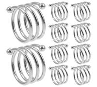 10 Pcs Anelli Tovaglioli Porta in Metallo Decorazioni Per La Tavola