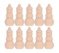 10 Pcs Bambini Che Dipingono Mestieri Toppers Torta Pupazzo Neve