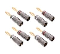 10 Pcs Banane Connettore Connettori Per Casse Audio Spina Banana