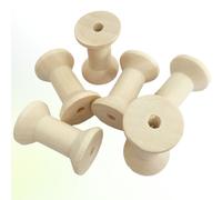 10 Pcs Bobine Da Cucito Per Tessitura Cucire Di Legno Non Finite