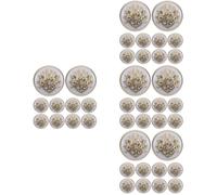 10 Pcs Bottoni Argentati Assortiti Bottone Dei Jeans Del Cappotto