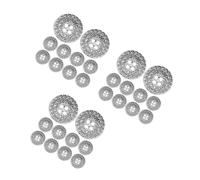 10 Pcs Bottoni Fantasiosi Per Cappotti Strass Vestiti Abbellimenti Di