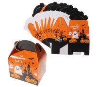 10 Pcs Buste Per Biscotti Piccole Scatole Torte Di Favore Della Festa Halloween