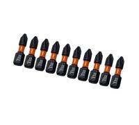 10 Pcs Cacciavite Bit Set Crossing Driver Impact Punte a Vite 1/4 Pollice Hexagon Shank Driver Cacciavite Bit Professionale