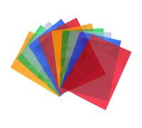 10 Pcs Cartella A4 Cartelle Chiare Di File in Plastica Trasparente