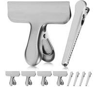 10 Pcs Cartella Fatture Clip Di Tenuta in Metallo Per Sacchetti Da Cucina