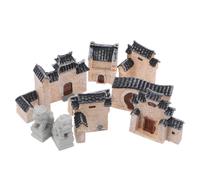 10 PCS Case Del Villaggio Delle Fate Micro Ornamenti Paesaggistici Da Giardino