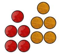 10 Pcs Catarifrangente Moto Riflettore Di Avvertimento Sulla Sicurezza