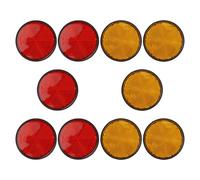 10 Pcs Catarifrangente Moto Riflettore Di Avvertimento Sulla Sicurezza