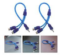 10 PCS Cavo Di Conversione Audio Per Auto Rca Da Maschio Femmina