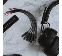 10 Pcs Cavo Estremità Aperta Mono Cuffie Adattatore Audio Microfono