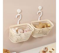 10 Pcs Cesto Da Appendere Alla Parete Cestino Muro Portaoggetti Bagno