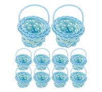 10 Pcs Cesto Di Fiori Per La Fioraia Cestino Intrecciato Plastica