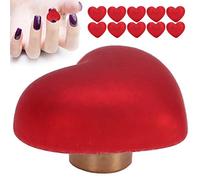 10 PCS Ciondoli per Nail Art, Gioielli per Nail Art a forma di cuore Sirena Colore Alta Brillantezza Barocco Gioielli per Nail Art Decorazione per Unghie Perline di transito per (XZ-46)