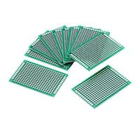 10 Pcs Circuito Universale Circuito PCB Board 4 cm × 6 cm Kit Double Sided Breadboard Kit per la Saldatura FAI TE Elettronica