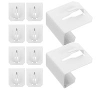 10 Pcs Clip Decorativa Per Gancio Finestra Telaio Della Staffe Aste Tende