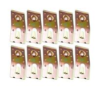 10 Pcs Clip Di Supporto Per Mensole Piolo Da Scaffale Pin Sicurezza