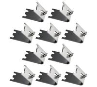 10 Pcs Clip Mensole Frigorifere, Clip per Congelatore Acciaio Inossidabile, 1.5 mm Addensare Durevole Dell'Acciaio Inossidabile 304 Staffe Congelatore per Frigorifero, Congelatore (Argento)