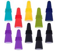 10 Pcs Copribottiglia Riutilizzabile Sigillante Per Bottiglie Tappo Di Vino