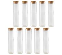 10 Pcs Cork Stoppers Small Bottles Bottiglie Piccole Piccola Bottiglia Di