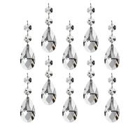 10 Pcs Cristalli Pendenti Perline Cristallo Decorazioni Con Perle Di