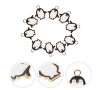 10 Pcs Decorative Keychain Pinguino Charm Ornamento Del Gioielli Fai Da Te