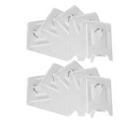 10 Pcs Divisori Frigorifero Staffa Stoccaggio Per Ganci Mensole Clip Del