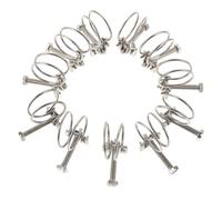 10 Pcs Fascette Stringitubo Morsetto Per Tubi Fascetta Doppio Filo