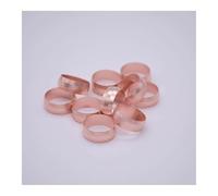 10 PCS Fit 15mm Tube OD Copper Ferrule Ring For Compression Union Fitting Water Gas Oil