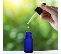 10 Pcs Flaconi Contagocce in Ambrato Dosatore Liquidi Bottiglia