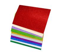 10 PCS Fogli Brillantini Carta Glitterata Per Lavoretti Autoadesiva