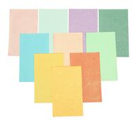 10 Pcs Fogli Glitterati Per Lavoretti Similpelle Kit Di Lavoro in