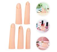 10 Pcs Formazione Professionale Per Unghie Dito Da Pratica in Silicone Finto