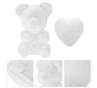 10 Pcs Forme Di Polistirolo Orso Grande in Ornamento Artigianale