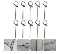 10 Pcs Ganci Per Appendere Acciaio Inox Soffitto Vite Gancio Avvitato