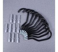 10 Pcs Ganci Per Biciclette Parete Deposito Da Garage Gancio Muro Di