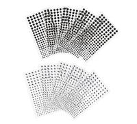 10 Pcs Gemme Per Il Viso Di Halloween Adesivi La Decorazione Del Autoadesive